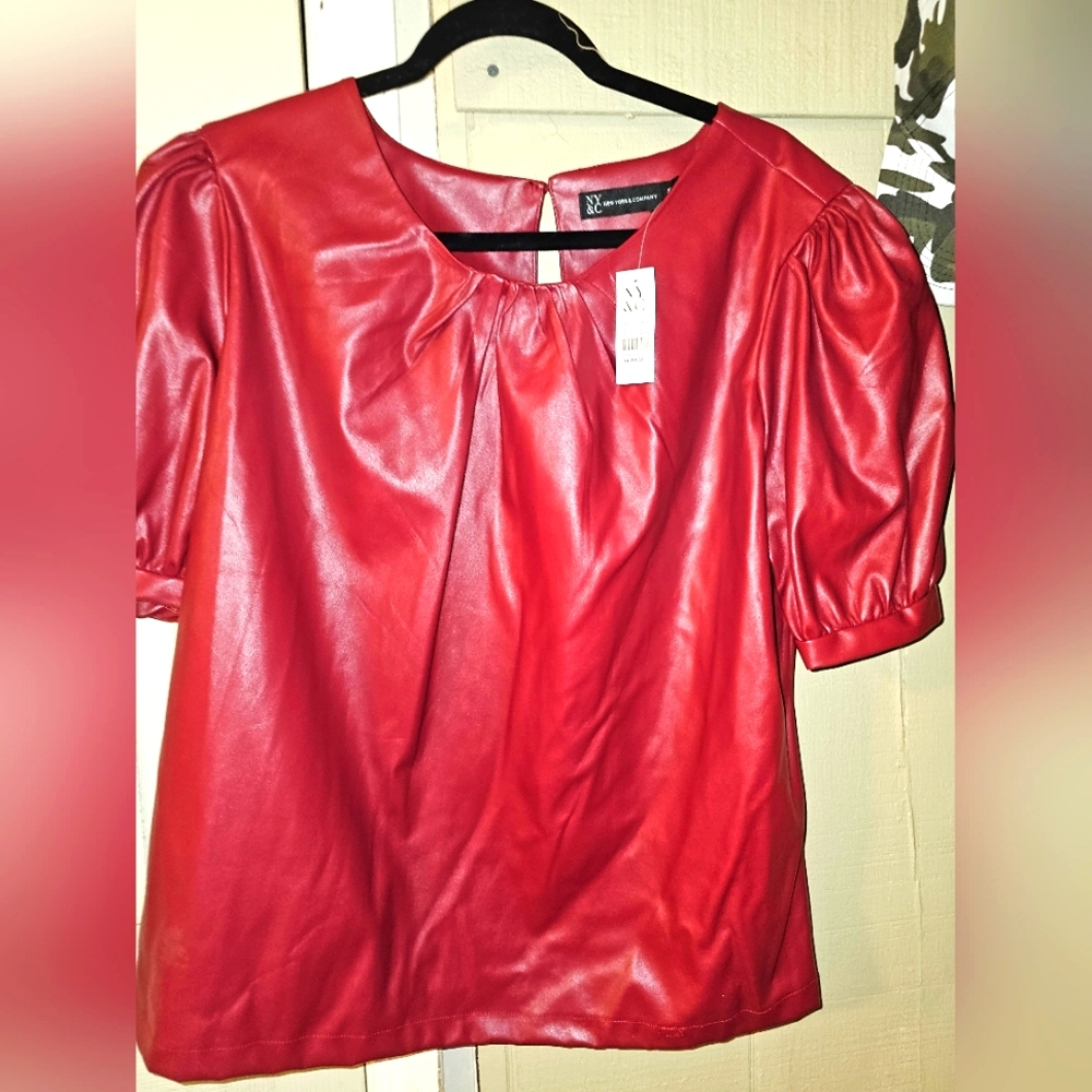 Leather top